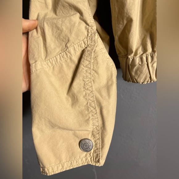 AMO DENIM BRIDLE JACKET - OATMILK Color. Size Small. NWT bomber, classic - Picture 9 of 13